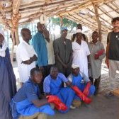 Les membres de la Fondation Aziza avec le coordonnateur Ecofaune+